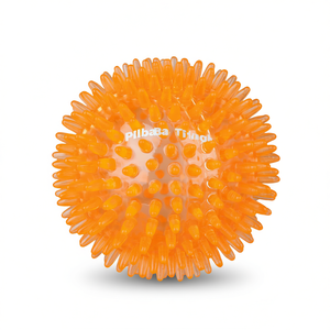 Balle hérisson TPR 8 cm, jouet de massage pour animaux de compagnie, pour chiens et chats, jeu interactif - Product Image 3