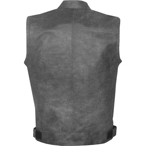 Dernier modèle, très demandé, prix de gros, qualité supérieure, gilet de motard en cuir pour homme - Product Image 5