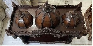 Hindu Pooja <b>Mandir</b> Teak Wood Modern Style Customized Size Luxury Home Decor Temple Wholesale DST EXPORTS Australia Sale - Product Image 3