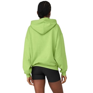 OEM 2025 Women's Custom Logo Cotton Hoodie Oversized French Terry Streetwear Pullover Pocket with Adjusted <b>Strings</b> for Winter - Product Image 2