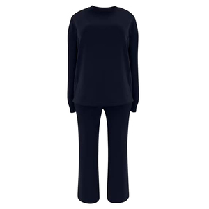 Nouvel Arrivage 2026 – Survêtement Femme Léger en Polaire 100% Coton, Style Décontracté Urbain, Personnalisable, Meilleure Vente à Prix Réduit (2-en-1) - Product Image 2
