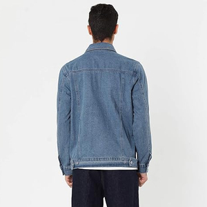 Wholesale Price Custom Made Logo <b>Jean</b> Jackets Cotton <b>Jean</b> Jacket For Man - Product Image 4