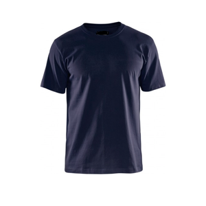 เสื้อยืดคอกลมแขนสั้นผ้าฝ้ายหวีคุณภาพสูง 100% สำหรับผู้ชาย ระบายอากาศได้ดี พร้อมดีไซน์เรียบง่าย - Product Image 1