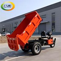 Dumper Elettrico di Alta Qualità con Lunga Durata della Batteria, Capacità 1,5 Tonnellate, Mini Camion Ribaltabile a Tre Ruote con Motore per Miniera, Costruzione, Sabbia e Ghiaia