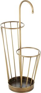 Porte-parapluie moderne en métal, finition thermolaquée, design mobile, taille personnalisée, artisanat métallique abstrait, modèle METAL WAVE 11041 - Product Image 5