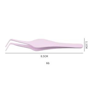 Pinzas de Plástico Rosa para Pestañas, Punta Suave, Herramienta de Precisión para Uso Estético - Product Image 6