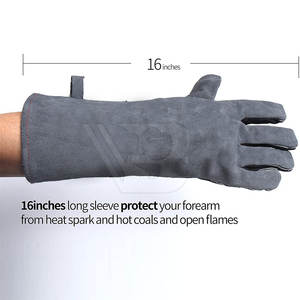 โรงงานรับผลิตถุงมือเชื่อมหนังแบบกำหนดเอง ถุงมือป้องกันความร้อนสำหรับงานเชื่อม - Product Image 6