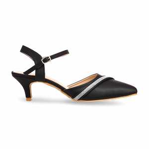 Chaussures plates confortables noires WN5340 Court - Product Image 4