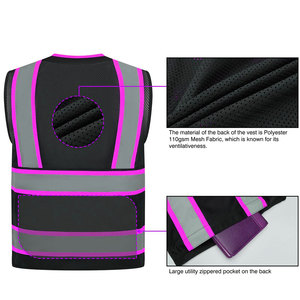 Gilet de sécurité pour homme 2026 avec multiples poches de rangement pour stylos et bouteilles, confort maximal, ajustable, service OEM - Product Image 5
