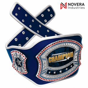 Ceinture de champion personnalisée en alliage de zinc véritable - Récompense de haute qualité pour les compétitions de MMA et de boxe - Product Image 1