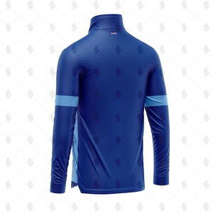 เสื้อพูลโอเวอร์ผู้ชายแบบซิปครึ่งตัว ผ้าฟลีซเนื้อนุ่ม สีพื้นเรียบ ทรงปกติ ไม่เป็นขุย เสื้อลำลองสำหรับฤดูหนาว ขายส่ง - Product Image 5