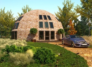 Kit de Estructura de Domo MOON HOUSE de 45' de Diámetro, 2345 pies cuadrados, Prefabricado en Madera + Envío Gratis - Product Image 5