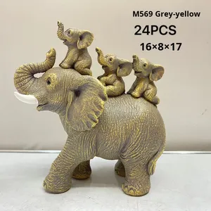 Christmas <b>Decorations</b> Gifts 2026 New Cross-border Hot-selling Drop Shipping <b>Elephant</b>-Shaped Synthetic Resin European Style - Product Image 3