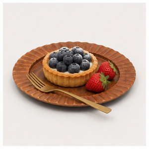 Assiette de Présentation en Bois Faite à la Main, Écologique et Festonnée, pour Hôtels de Luxe, Mariages et Dîners Prestigieux (Vente en Gros) - Product Image 4