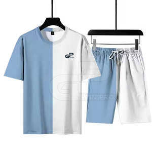 Ensemble de shorts pour hommes Daily Active, confortable, léger, coupe flexible, adapté pour la salle de sport, la course à pied, l'entraînement, l'été ou les sorties décontractées - Product Image 3
