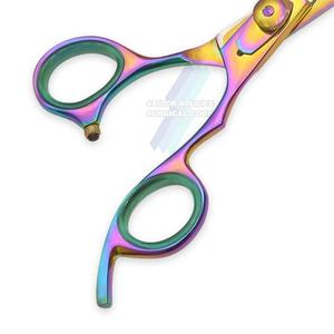 Ciseaux de coupe de cheveux de coiffeur professionnel de haute qualité cisaillement Multi couleurs 6.5 pouces ciseaux de coiffeur pour ciseaux de coiffeur de Salon - Product Image 5
