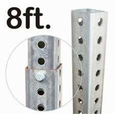 เสาเหล็กชุบสังกะสีเคลือบผงสำหรับรั้วสวน ป้ายโฆษณา รูปตัวยู กันน้ำ เป็นมิตรกับสิ่งแวดล้อม ป้องกันหนู ทำจากสแตนเลส 3 มิติ ขายส่ง - Product Image 2