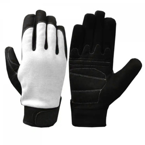 ถุงมือช่างอะมาร่าหนังสังเคราะห์สองชั้น กันลม ทนความร้อน ป้องกันไฟฟ้าสถิตย์ ป้องกันการลื่น พร้อมปลอกข้อมือยาง - Product Image 2