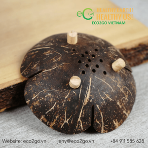 Jabonera Cuadrada Biodegradable de Coco, Soporte Ecológico para Baño con Instalación por Ventosa de Eco2go Vietnam - Product Image 6
