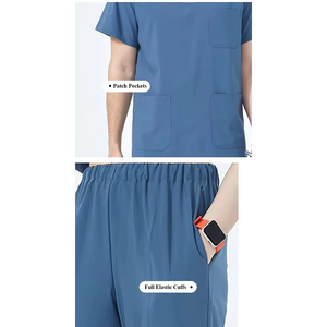 Fournisseur en gros de vêtements de travail pour hôpitaux et laboratoires, vêtements sur mesure, durables, faciles d'entretien, extensibles, ensemble d'uniformes de technicien de laboratoire - Product Image 3