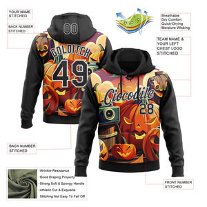 Sudadera con Capucha Personalizada para Hombre, Diseño de Extraterrestre Morado, Impresión por Sublimación, Transpirable, Absorbe la Humedad, Estilo Casual - Product Image 5