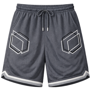 Summer <b>Mesh</b> Gym Shorts Men Trendy Casual Workout Training Running Fitness Lightweight Quick Dry Elastic Waist <b>Pants</b> - Product Image 2