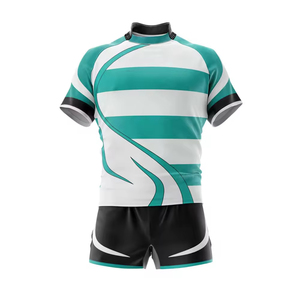 Nouvelle Arrivée - Maillot de Rugby Haute Qualité du Fabricant - Dernier Design - Qualité Supérieure - Marque Privée - Short Respirant 100% Polyester - Product Image 5