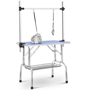 Tavolo Pieghevole Professionale in Acciaio Inossidabile Rinforzato da 36 Pollici per Toelettatura Cani e Gatti, Ideale per Pulizia e Bagno - Product Image 6