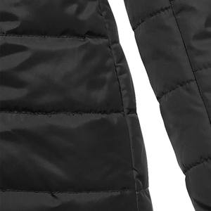 Manteau long matelassé pour femme, style parka, avec capuche, respirant, écologique, chaud pour l'hiver - Product Image 6