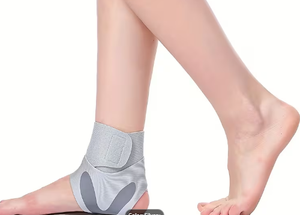 Attelle de cheville réglable en néoprène respirante avec fermeture auto-agrippante pour la protection et la stabilisation des entorses de la cheville, unisexe, fitness - Product Image 4
