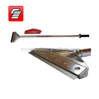 Grattoir de sol en aluminium de qualité industrielle, manche extensible de 8 pouces, manche en plastique, personnalisable OEM/ODM, modèle JSY-1000 908 TW