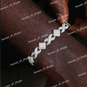 สร้อยข้อมือเพชรโมอิสสำหรับใส่ได้ทั้งชายและหญิง - Product Image 2