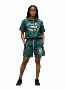 Customized <b>Tracksuit</b> Set with Printed Logo, Breathable and Lightweight, for Women and Men, Plus Size, 2-Piece Spring Set - Product Image 3