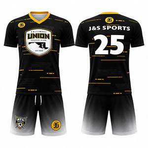 Conjunto de Uniforme de Fútbol Sublimado Personalizado, Transpirable, de Secado Rápido, Uniformes de Fútbol para Equipos, Pantalones Cortos y Camisetas de Entrenamiento Ligeros para Adultos, OEM - Product Image 4