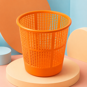 Cubo de Basura Redondo de Plástico Pequeño con Capacidad de 3-6L, Diseño Moderno, Características Multifuncionales para Uso en el Hogar, Cocina y Oficina - Product Image 4