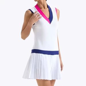 Uniforme de tennis pour femmes de haute qualité, séchage rapide, léger, couleur unie, best-seller des vêtements de sport - Product Image 6