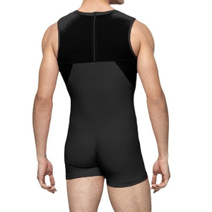 Custom Men's Slimming Thermal Knitted Spandex Compression Underwear Seamless <b>Shapewear</b> Breathable Quick Dry Full Body Shaper - Product Image 3
