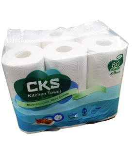 Toalla de Papel de Cocina Ecológica de Bambú de 2 Capas, Rollo de Papel de Cocina de Alta Calidad, Proveedor y Fabricante de Toallas de Papel de Cocina - Product Image 3