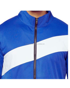 Ensemble de survêtement personnalisé pour hommes 2 pièces veste à fermeture éclair et pantalon de jogging impression de logo tenue de sport de gymnastique décontractée usine OEM - Product Image 5