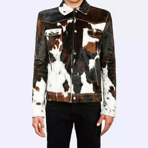 Chaqueta de Cuero Vacuno Genuino para Hombre, Totalmente Personalizada, de Alta Calidad, Diseño Único, Superventas - Product Image 1