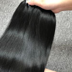Venta caliente Extensiones de cabello Remy vietnamita Brillante Sedoso Birmano Rizado 100% Cabello humano virgen Tejido Color más oscuro Solo - Product Image 1