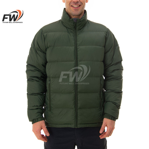 Chaqueta Acolchada Brillante Personalizada para Hombre, Chaqueta de Plumón de Alta Calidad, Abrigo Grueso de Plumón para Invierno - Product Image 2