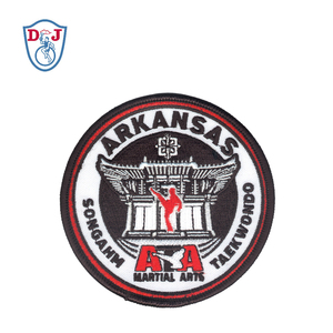 Parche de tela bordado termoadhesivo para club deportivo, karate, taekwondo, artes marciales, insignia personalizada para uniforme. - Product Image 4