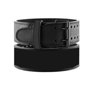 Wholesale Waist Support Custom Weightlifting Training Belt Gym Fitness Belt 2026 <b>Leather</b> Weightlifting Belt - Product Image 5