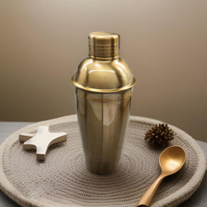 Shaker à cocktails durable en acier inoxydable, outils de barman avec mélangeur de boissons anti-fuite, accessoires métalliques de haute qualité - Product Image 4