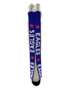 Eagles Ribbon <b>Strap</b> With Raised Text And Stars Design Fashionable Bag Accessory - Product Image 2