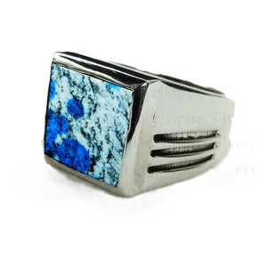 Bague en Jaspe K2 Naturel pour Homme, Bijou en Pierre Précieuse Véritable, Fait Main, Réglable, Pierre de Guérison, Bague Tendance - Product Image 3