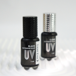 LIGHTEYES UV LED Eyelash Adhesive Black / Clear 5 ML - Product Image 4