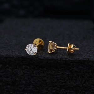 Pendientes Clásicos con Diamantes Cultivados en Laboratorio, Joyería Fina, Elegantes y Brillantes, Joyería de Moda Contemporánea - Product Image 1