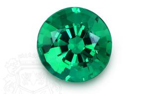 Piedra Preciosa de Esmeralda con Corte Redondo, Verde Natural y Creada en Laboratorio, Piedra para Joyería de Tamaño Personalizado - Product Image 4